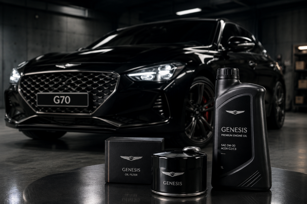 제네시스 G70 엔진오일