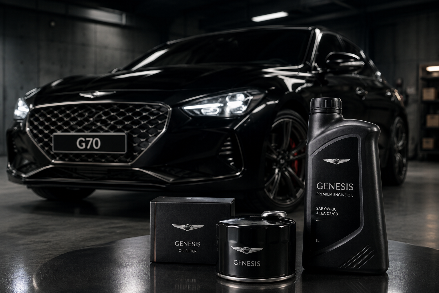 제네시스 G70 엔진오일