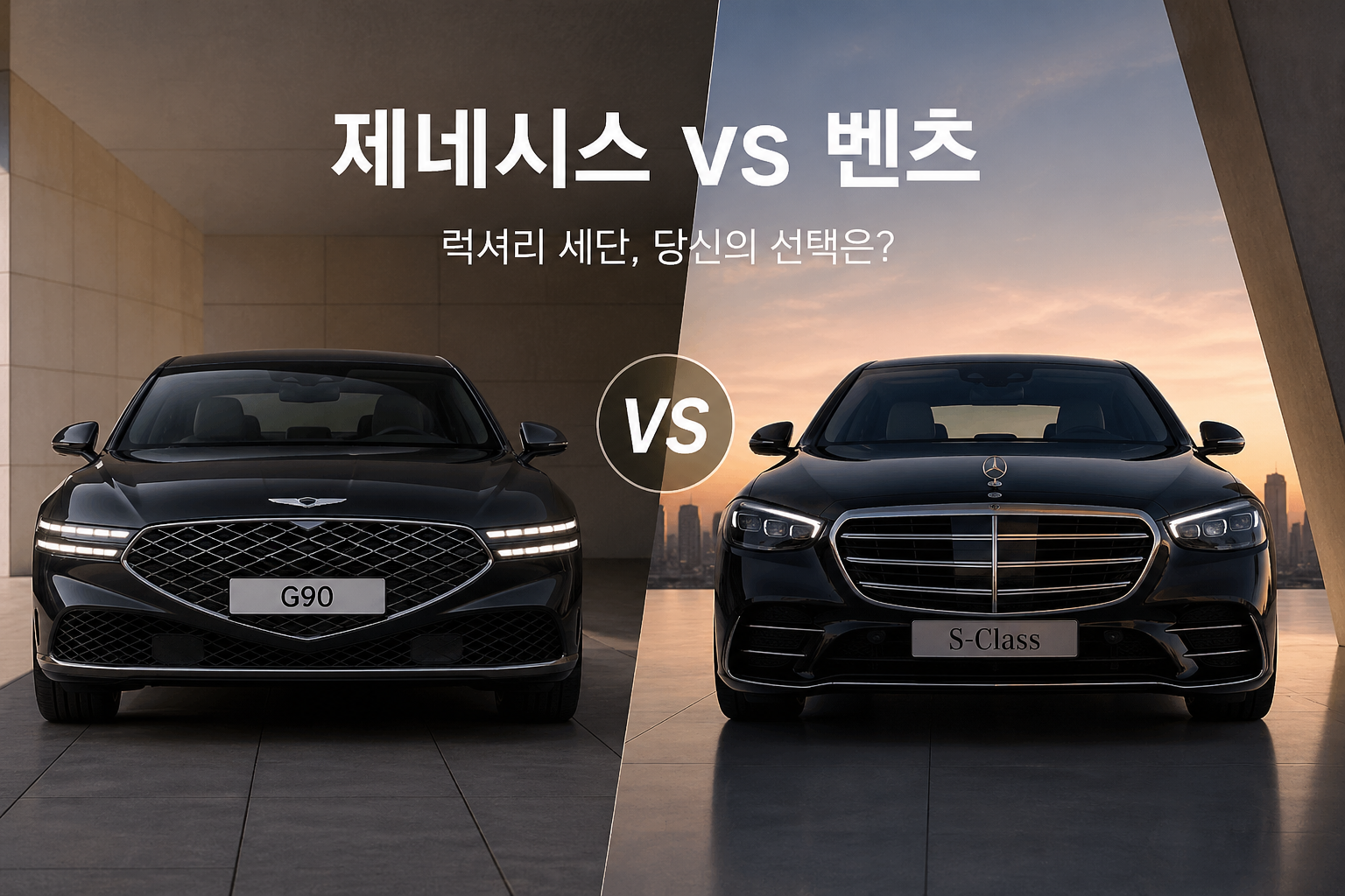 제네시스 VS 수입차 비교